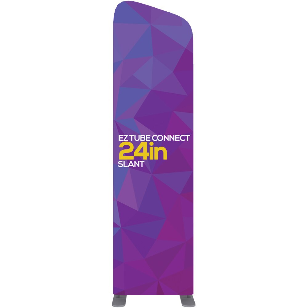 2 Ft. EZ Tube® Connect Slanted Top Left — Single Sided Graphic Package